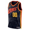Canotte Uomo Oklahoma City Thunder Personalizzate Nike 2023-24 City Edition Navy Swingman